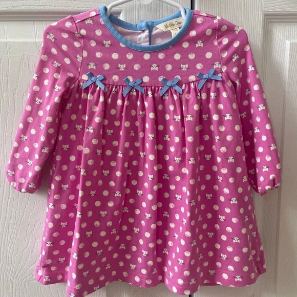 strapless open back dress NWT Matilda Jane Pink Acorn Polka Dot Leaf Outfit – Sweet Pea & Teddy main image 0
